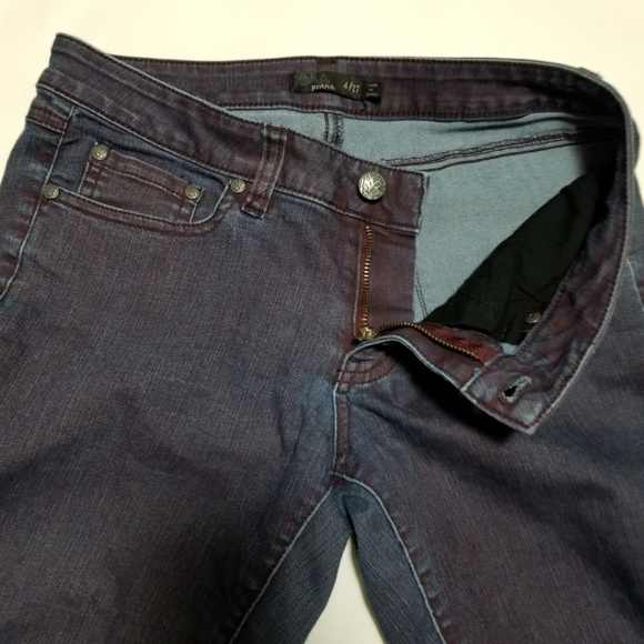 Prana Women's Dark Wash Kara Low Rise Skinny Jeans - Picture 4 of 7